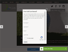 Tablet Screenshot of orrlakegolfclub.com